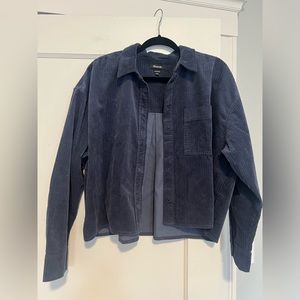 Madewell Variegated Corduroy Button-Up Shirt - Size XL